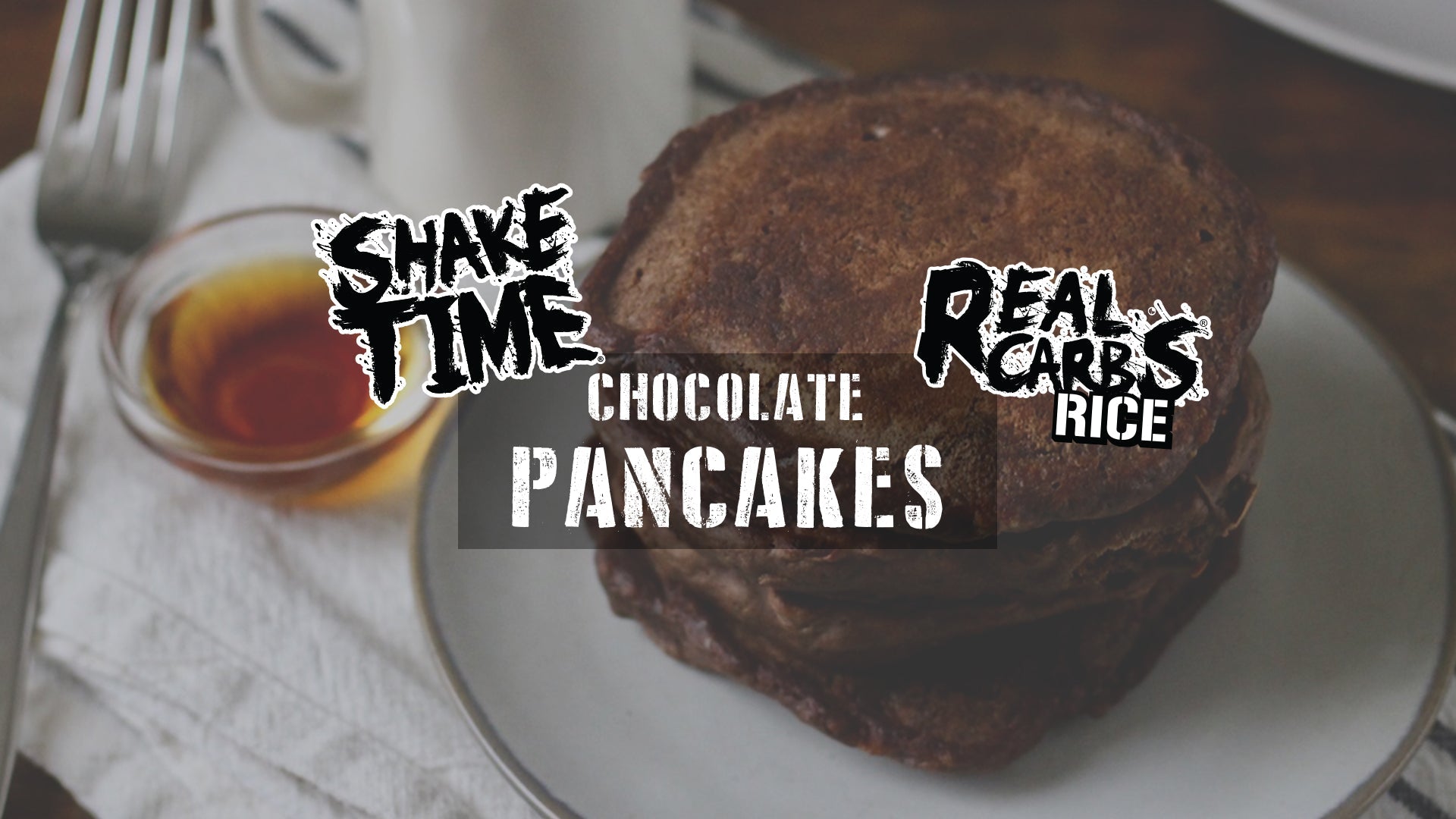 Shake Time/Real Carbs Rice Chocolate Pancakes
