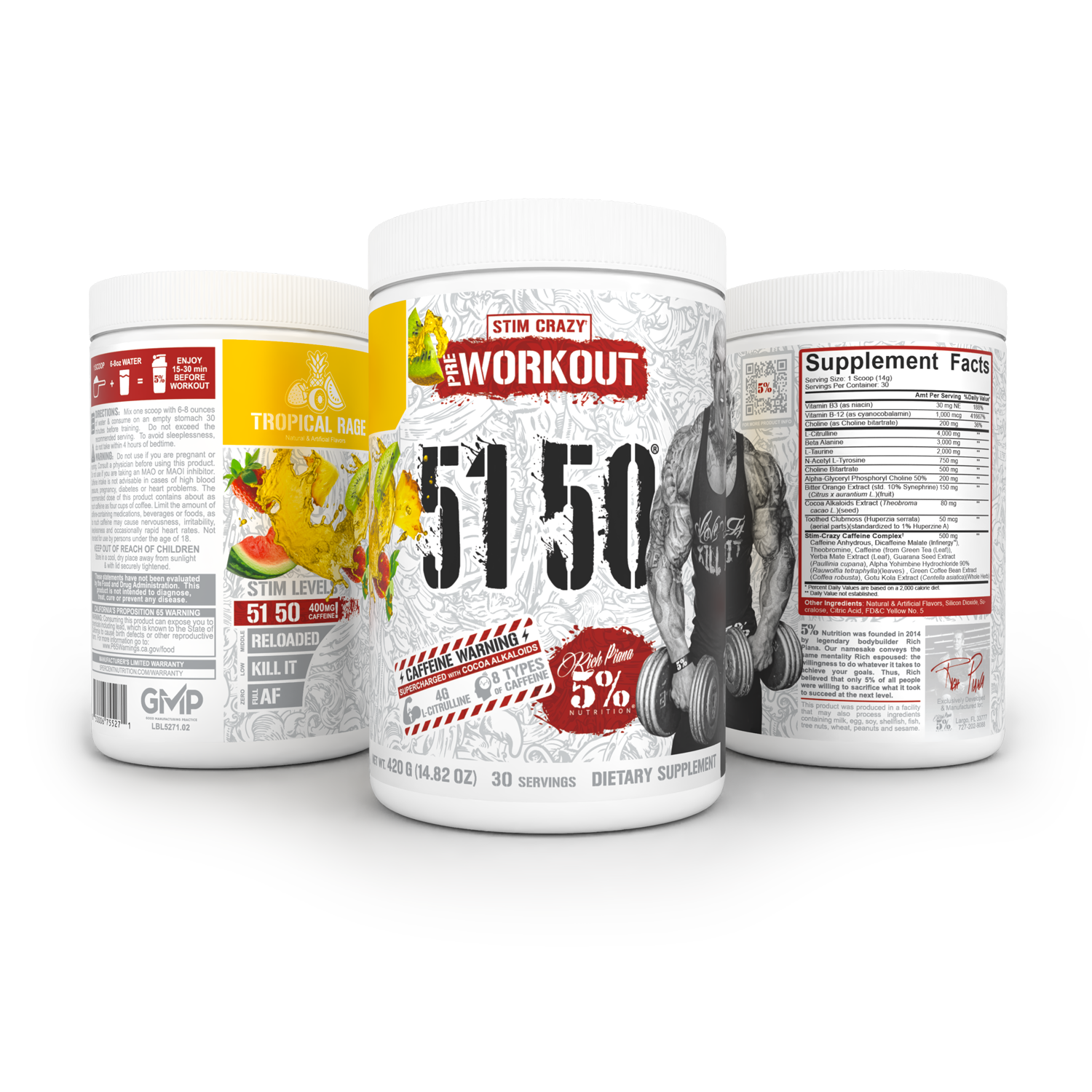 5150 High Stimulant Pre-Workout