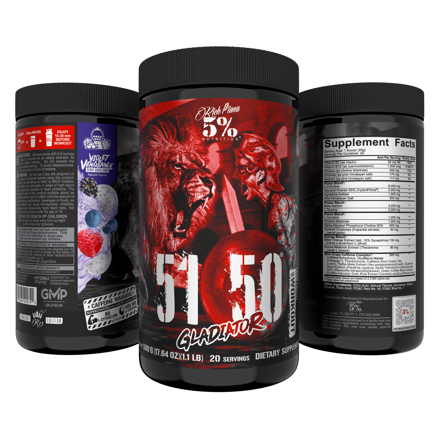 5150 Gladiator Edition Pre-Workout