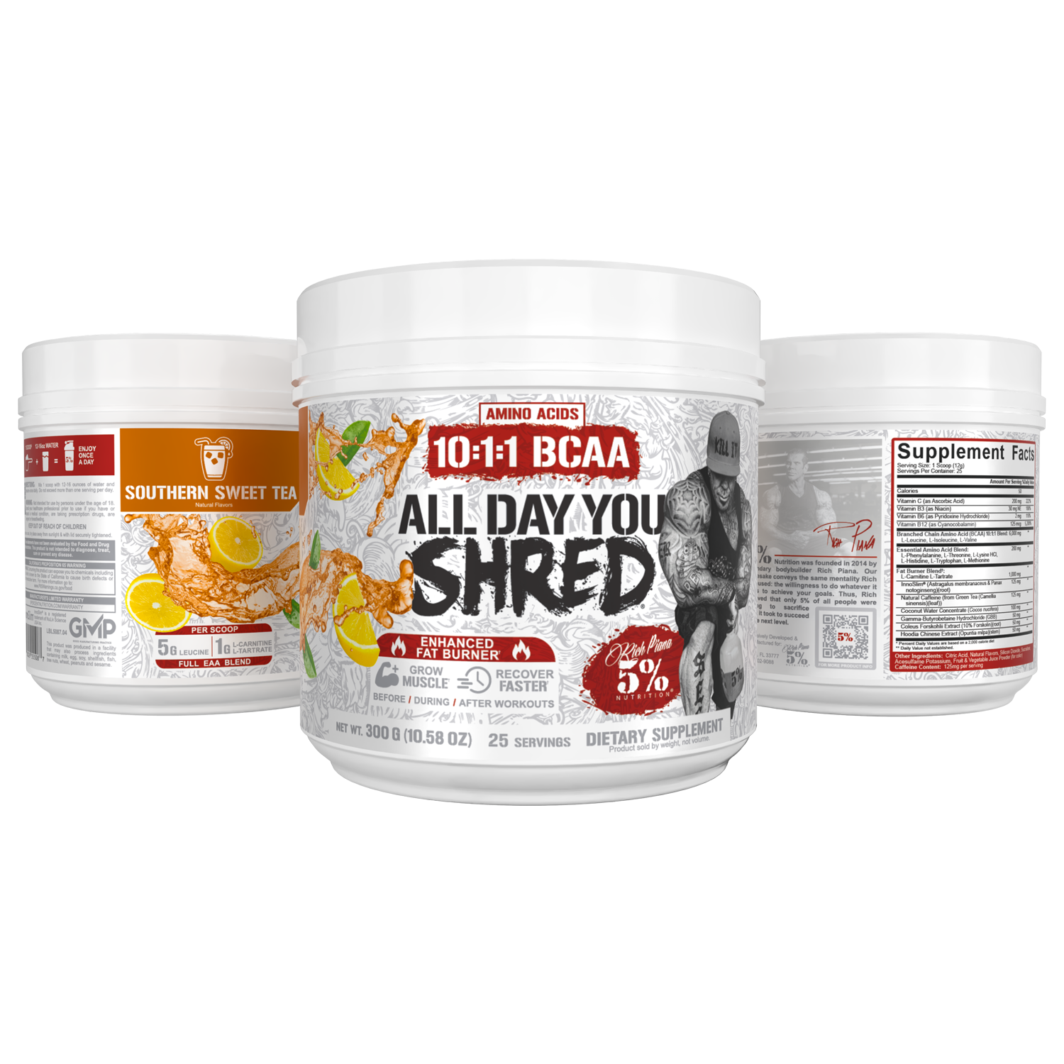All Day You Shred Fat Burning BCAA Recovery Drink