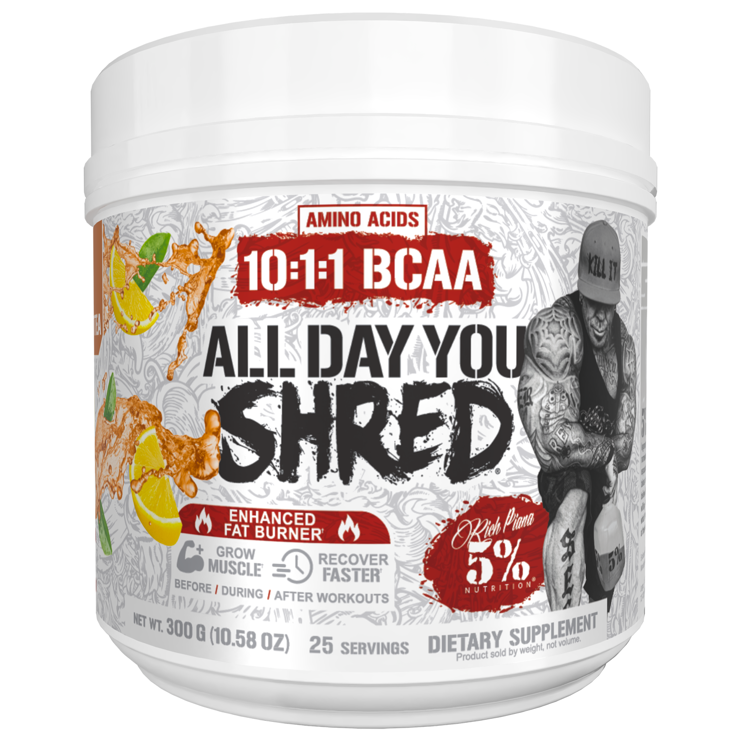 All Day You Shred Fat Burning BCAA Recovery Drink