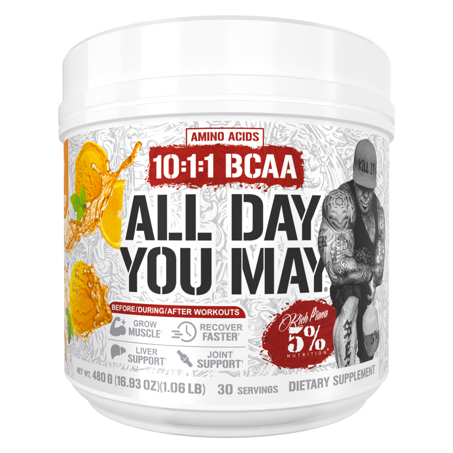 All Day You May 10:1:1 Ratio BCAA Recovery Drink