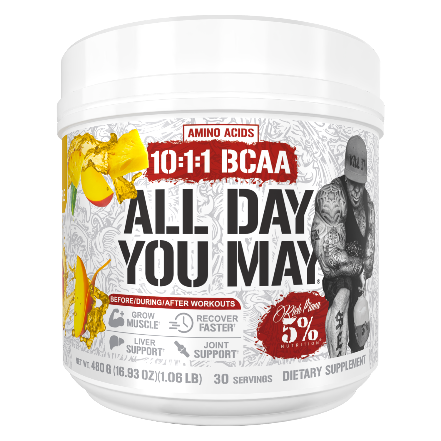 All Day You May 10:1:1 Ratio BCAA Recovery Drink