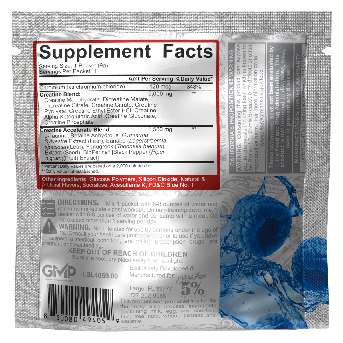 Crea-TEN 10-in-1 Creatine (Sample) for FREE! - 5% Nutrition