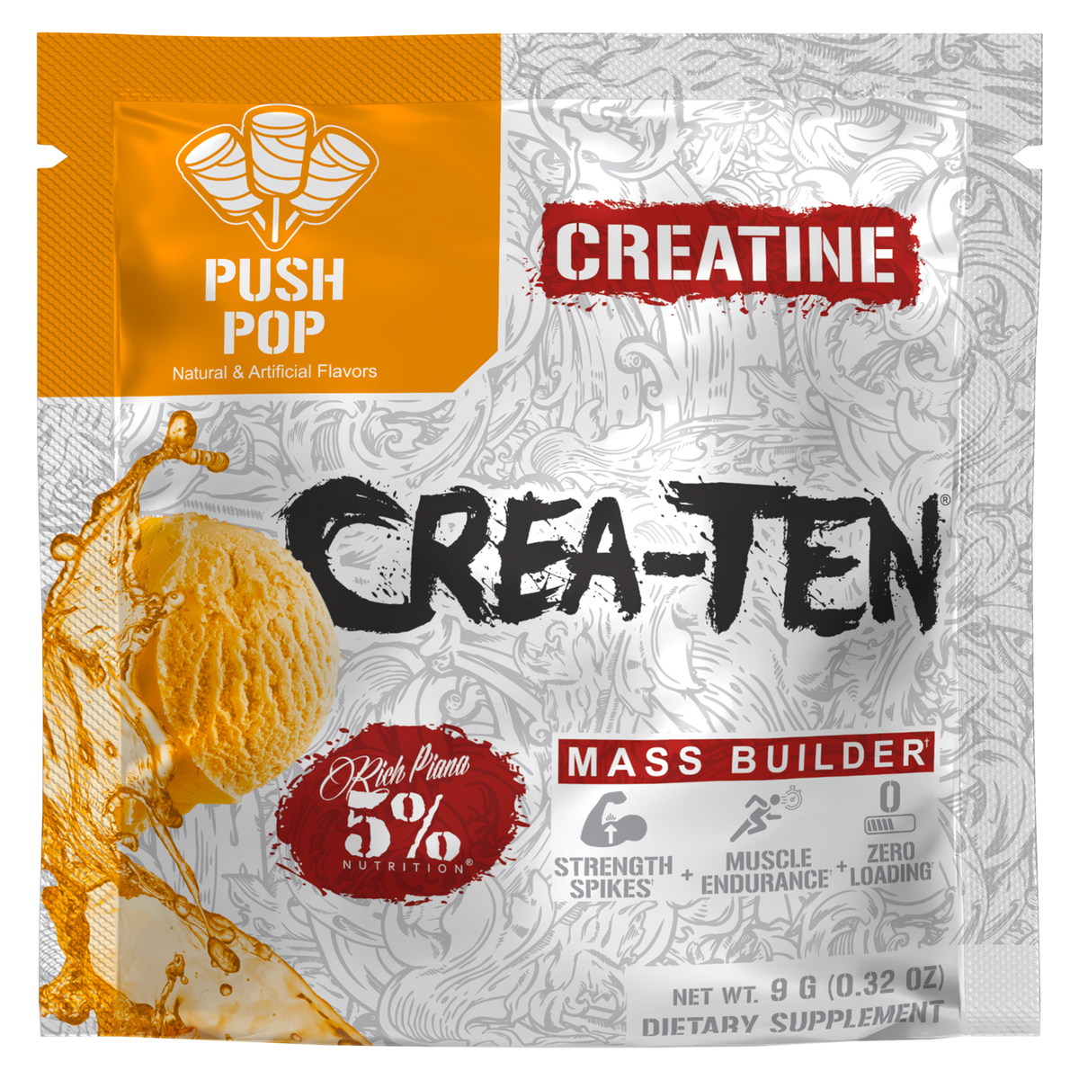 Crea-TEN 10-in-1 Creatine (Sample) for FREE! - 5% Nutrition