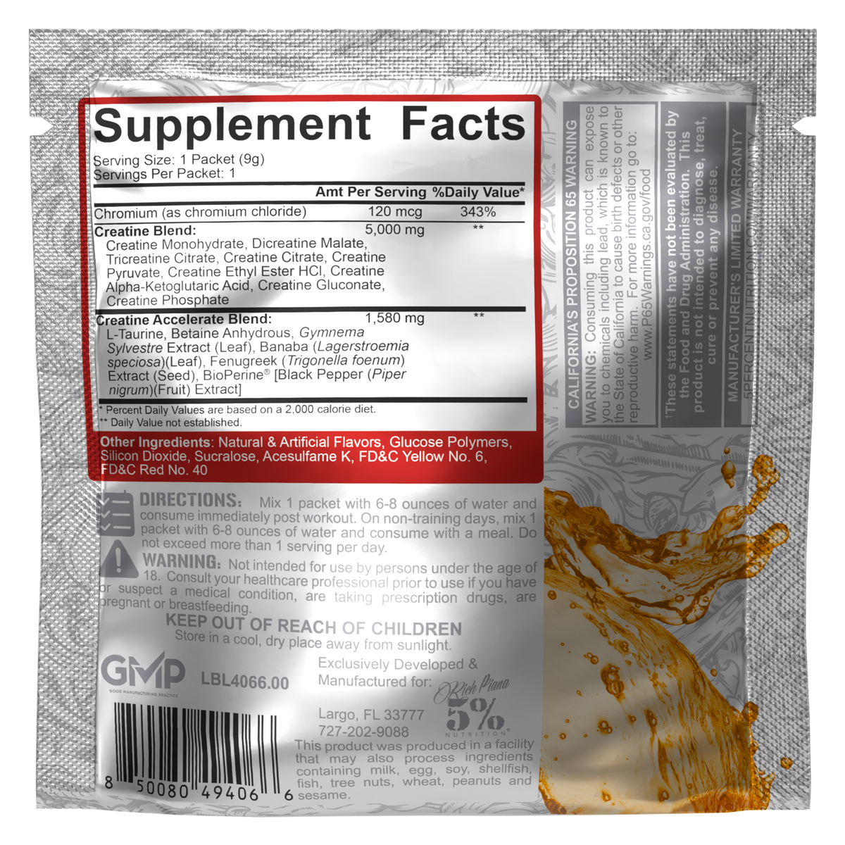 Crea-TEN 10-in-1 Creatine (Sample) for FREE! - 5% Nutrition