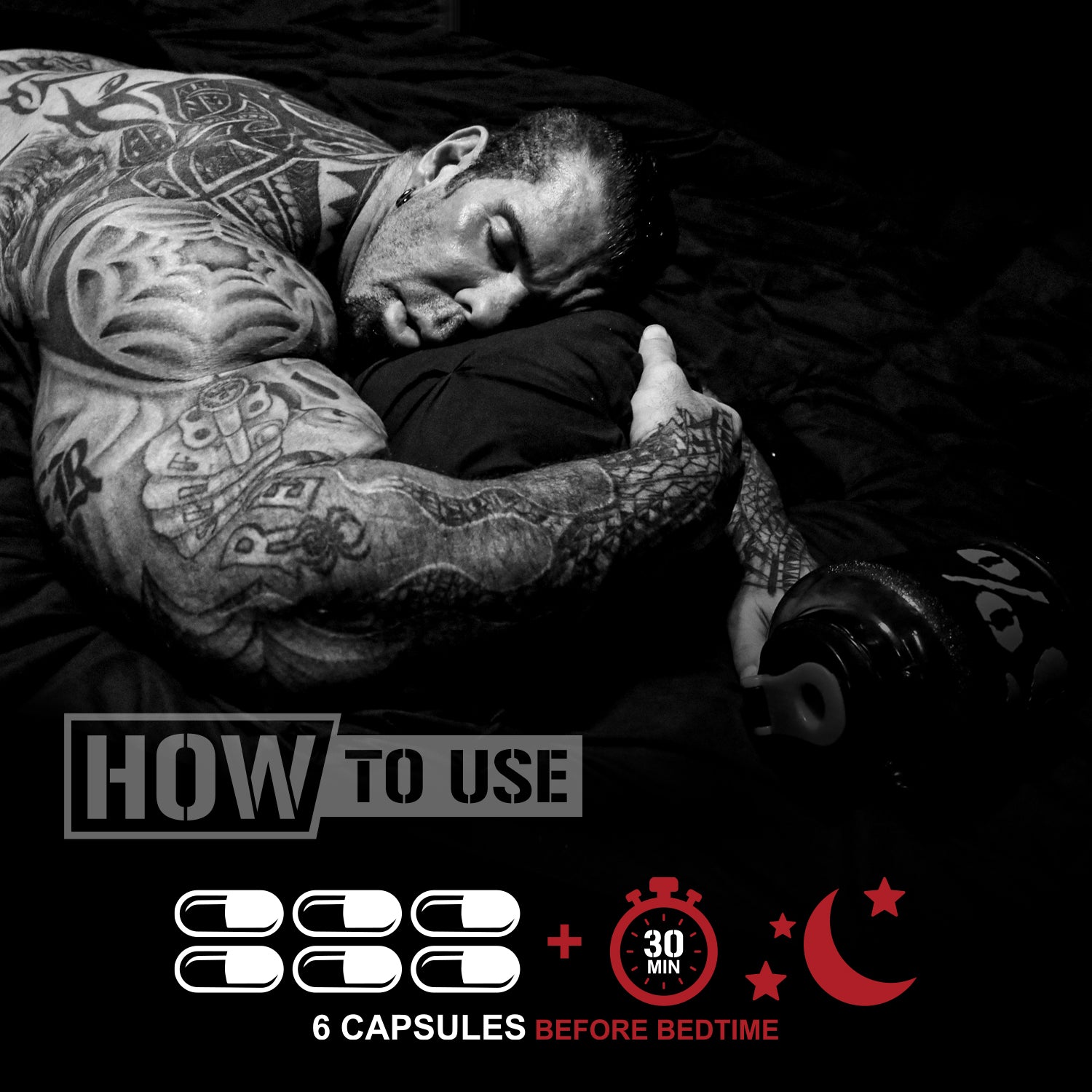 HGH Monster Nighttime Muscle Recovery + Sleep Support