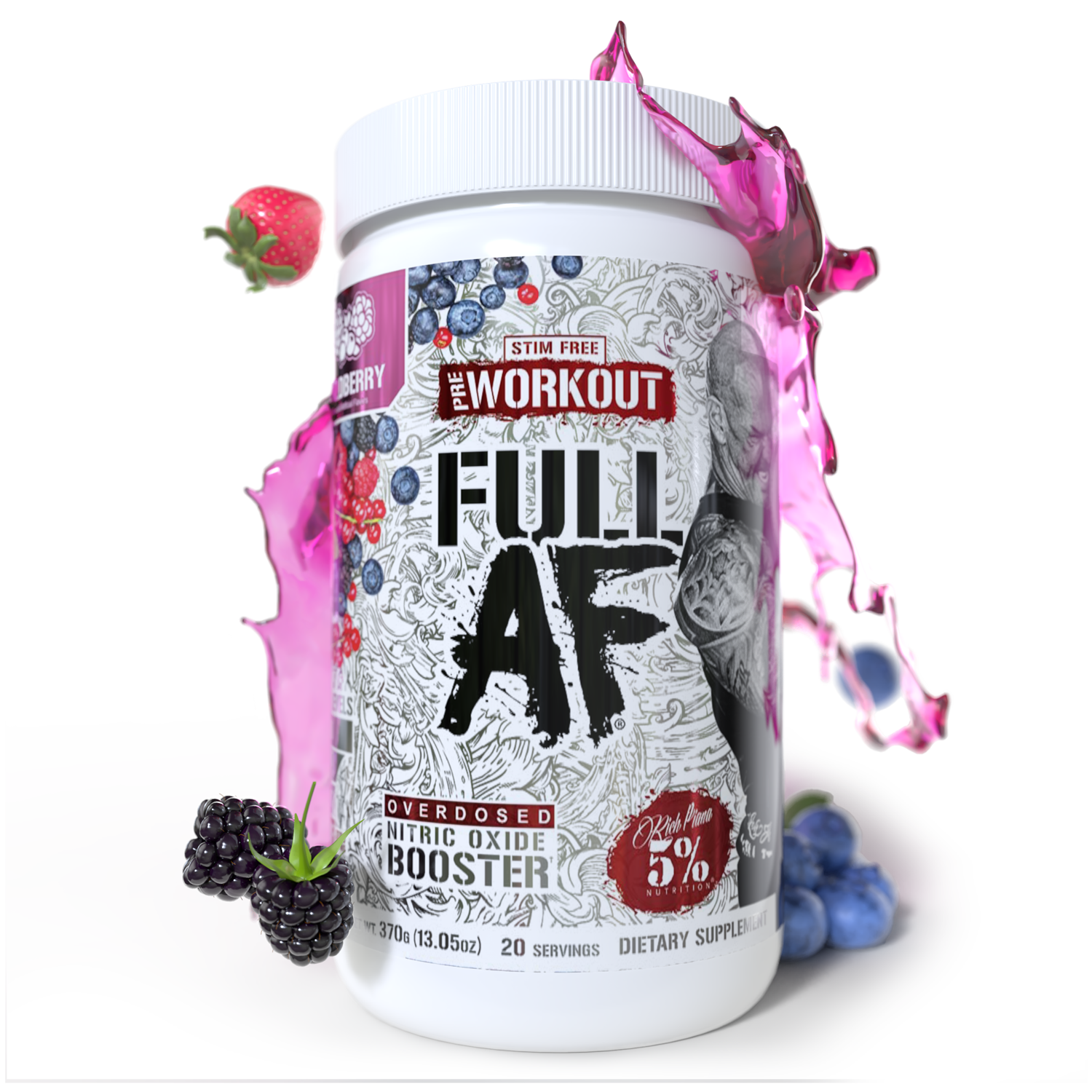 Full AF Nitric Oxide Booster & Non-Stim Pre-Workout