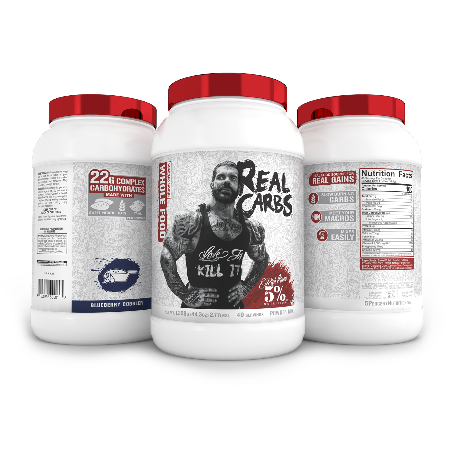 Real Carbs Complex Carbohydrates: Legendary Series - 5% Nutrition
