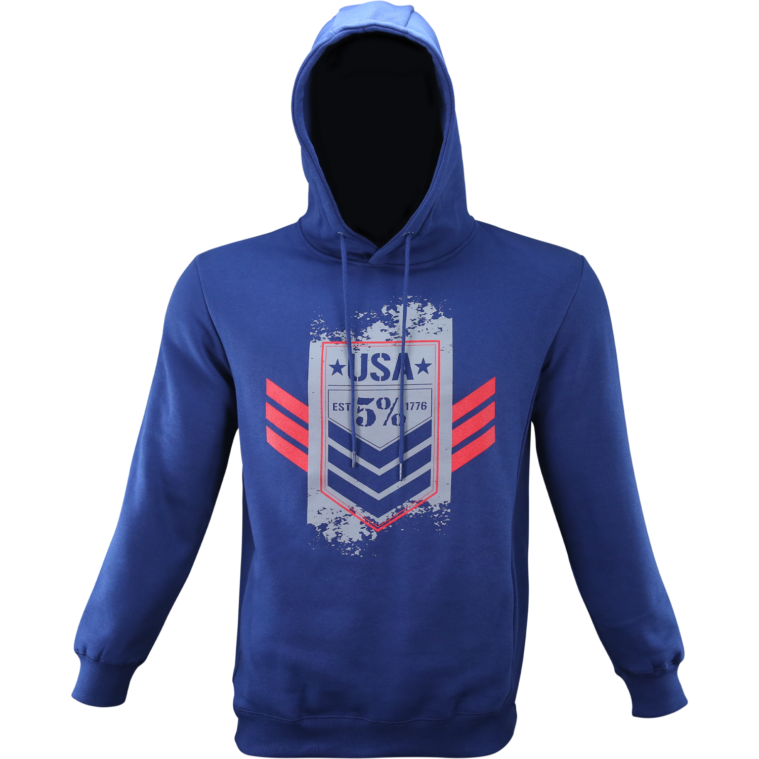 Flag Fleece Hoodie Navy - Unisex main image 0