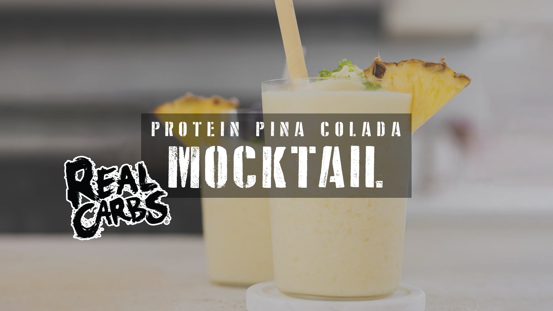 Protein Pina Colada Mocktail