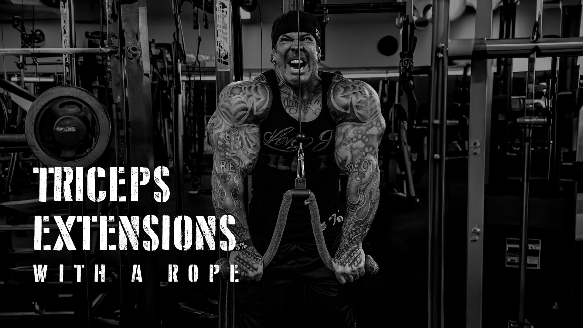 Triceps Extensions With A Rope - Rich's Favorite Triceps Exercise!