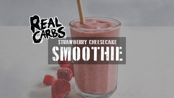 Real Carbs Strawberry Cheesecake Smoothie