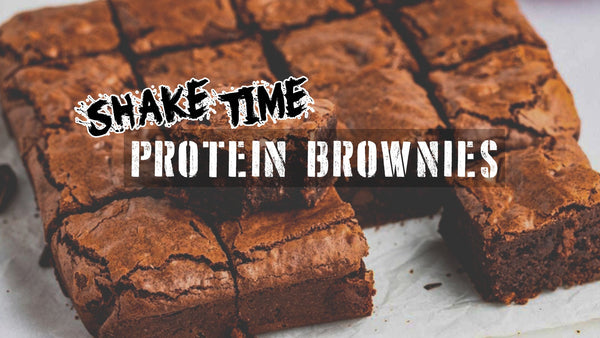 Super-Easy Shake Time Protein Brownies