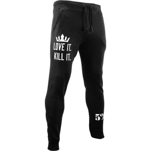 Love It. Kill It. Crown, Joggers with White Lettering