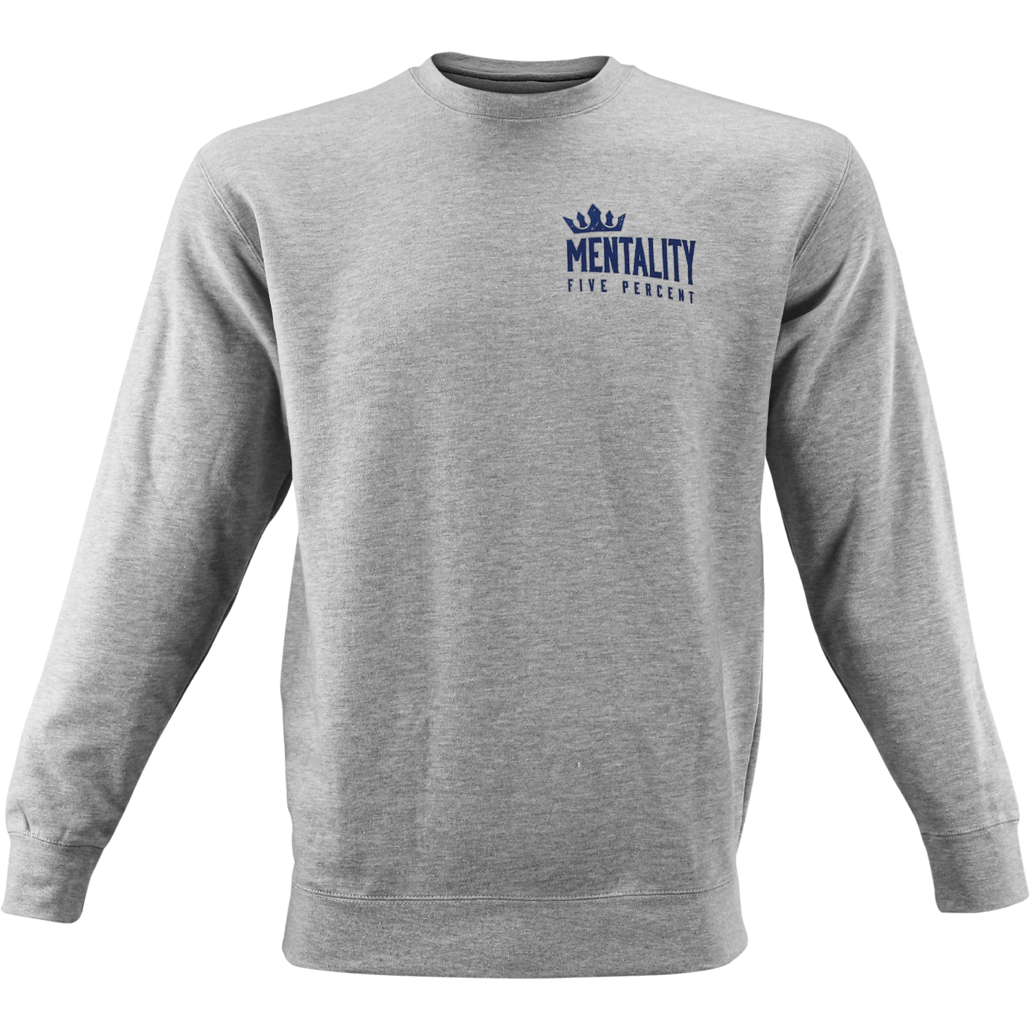 Mentality Five Percent, Heather Gray Crewneck Sweatshirt