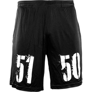 5150 Black Shorts with White Lettering