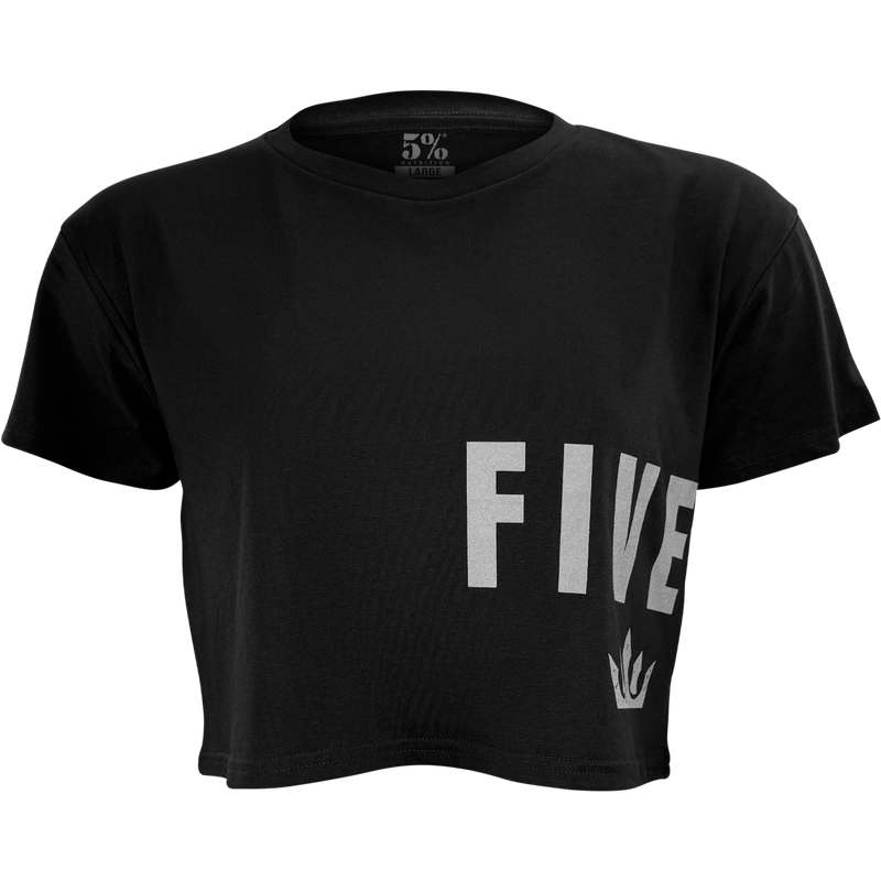 Five Percent, Women's Cropped T-Shirt