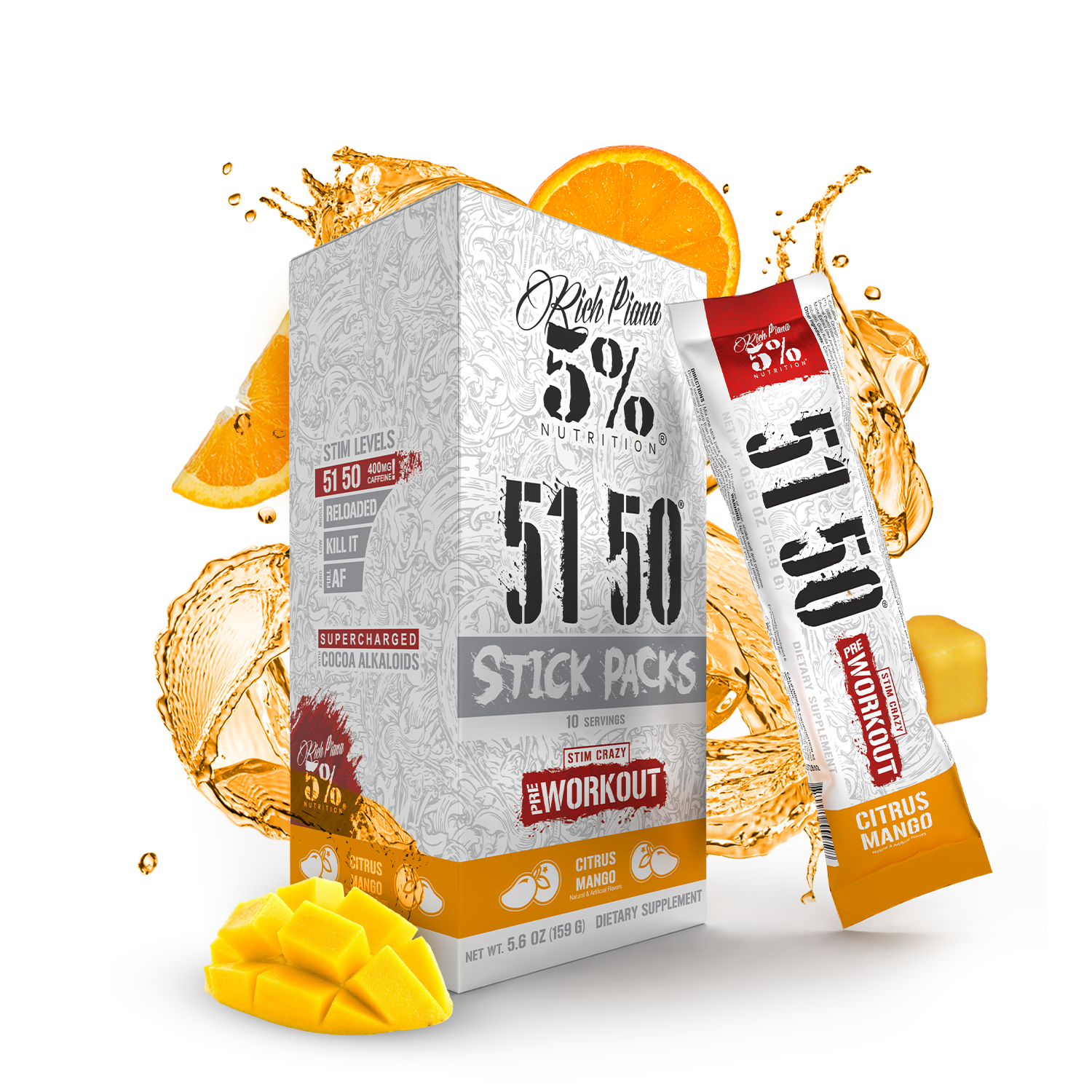 5150 Pre-Workout Stick Packs (10 Sticks)