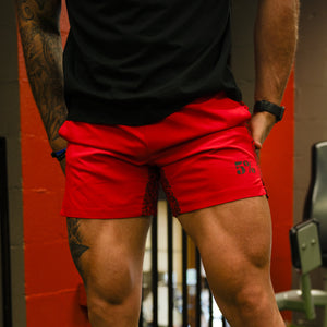 5% Red Lifting Shorts - 5% Nutrition