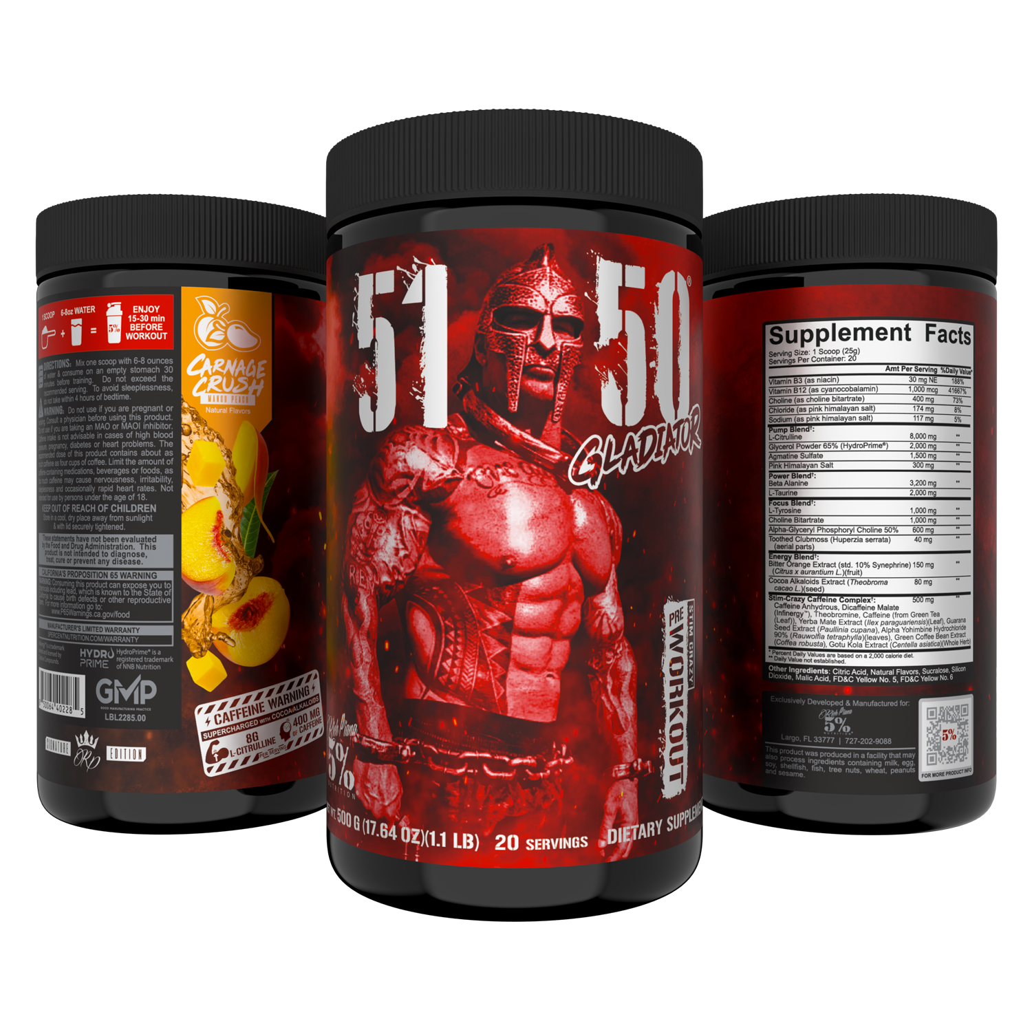 5150 Gladiator Edition Pre-Workout