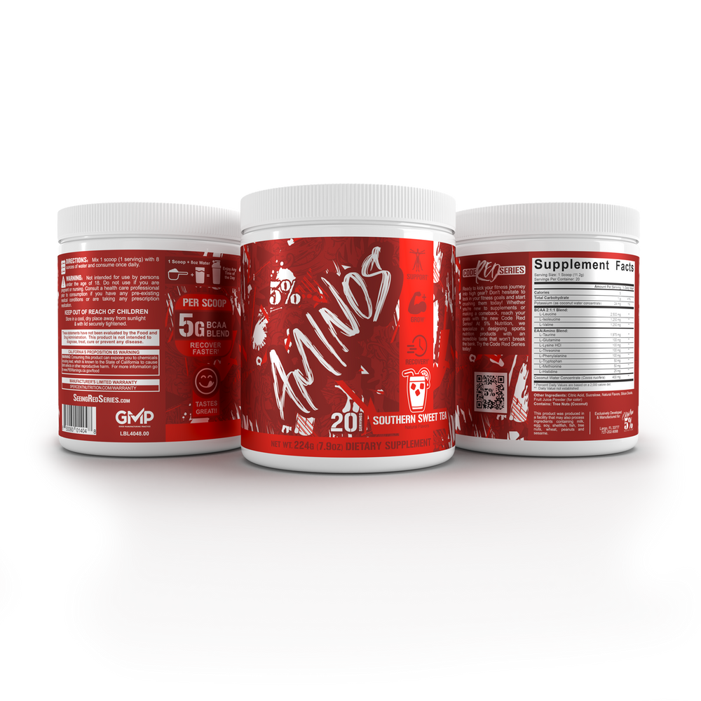 Code Red Aminos Muscle Growth & Recovery with BCAAs