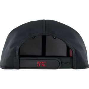 5% Rubber Patch, Black Hat
