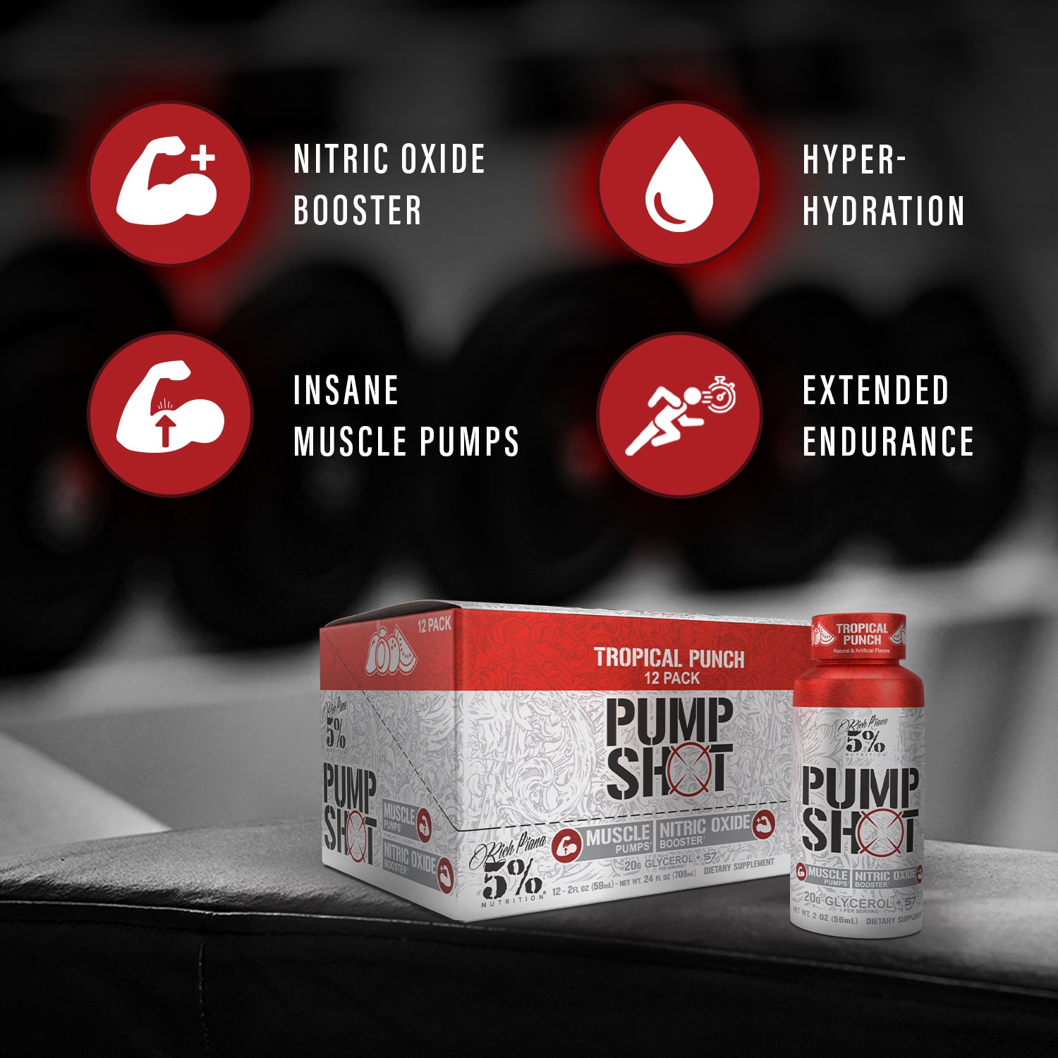 Pump Shot Nitric Oxide Booster