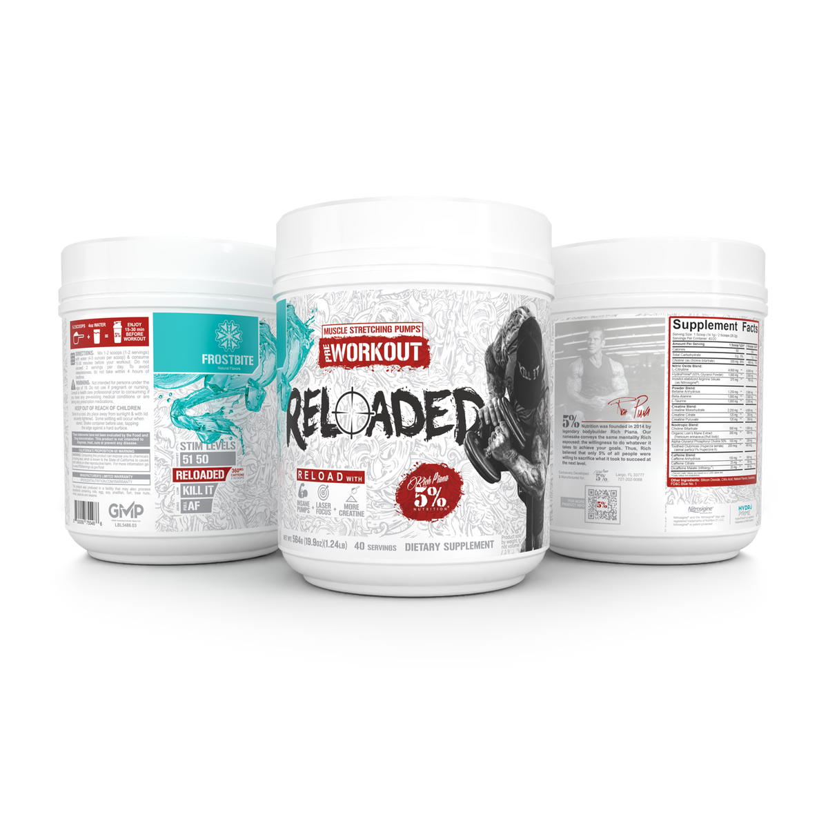 Reloaded Pre-Workout | Ultimate Performance for Pumps & Energy