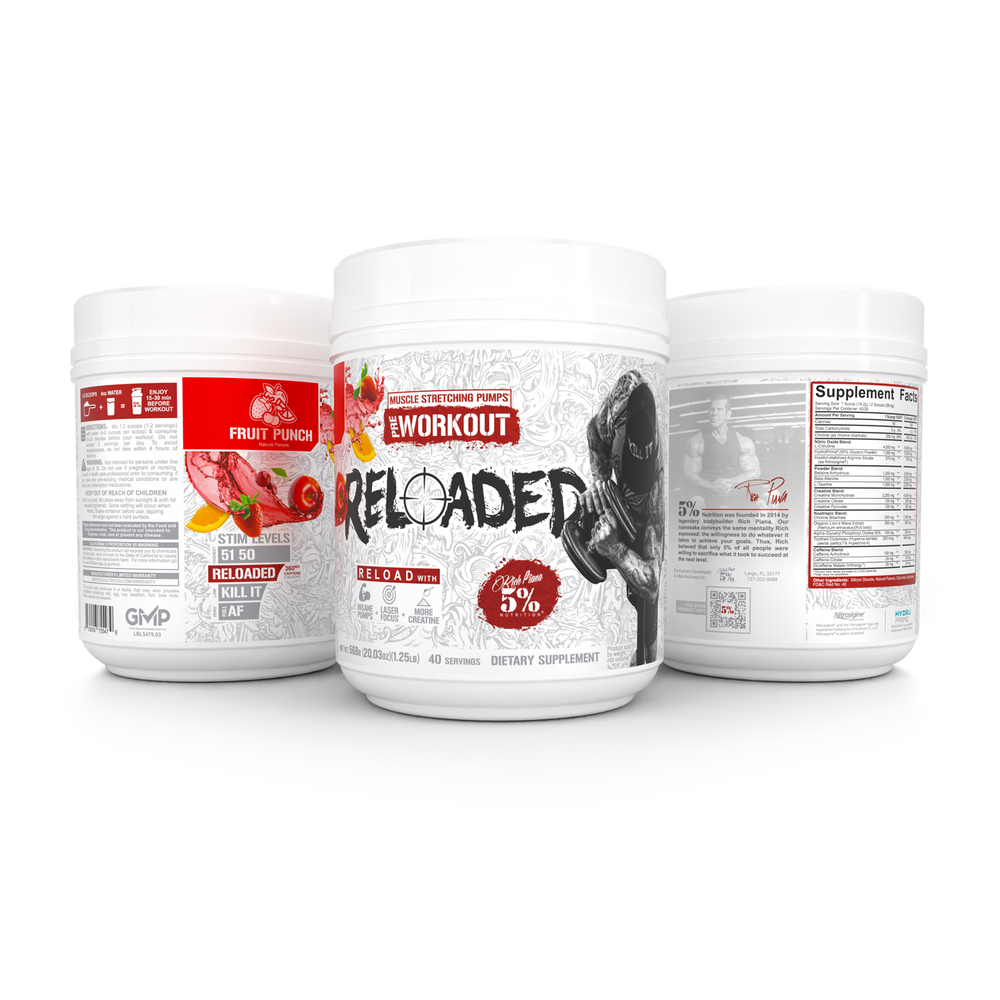 Reloaded Pre-Workout | Ultimate Performance for Pumps & Energy