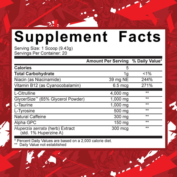 Code Red Pre-Workout (Sample)
