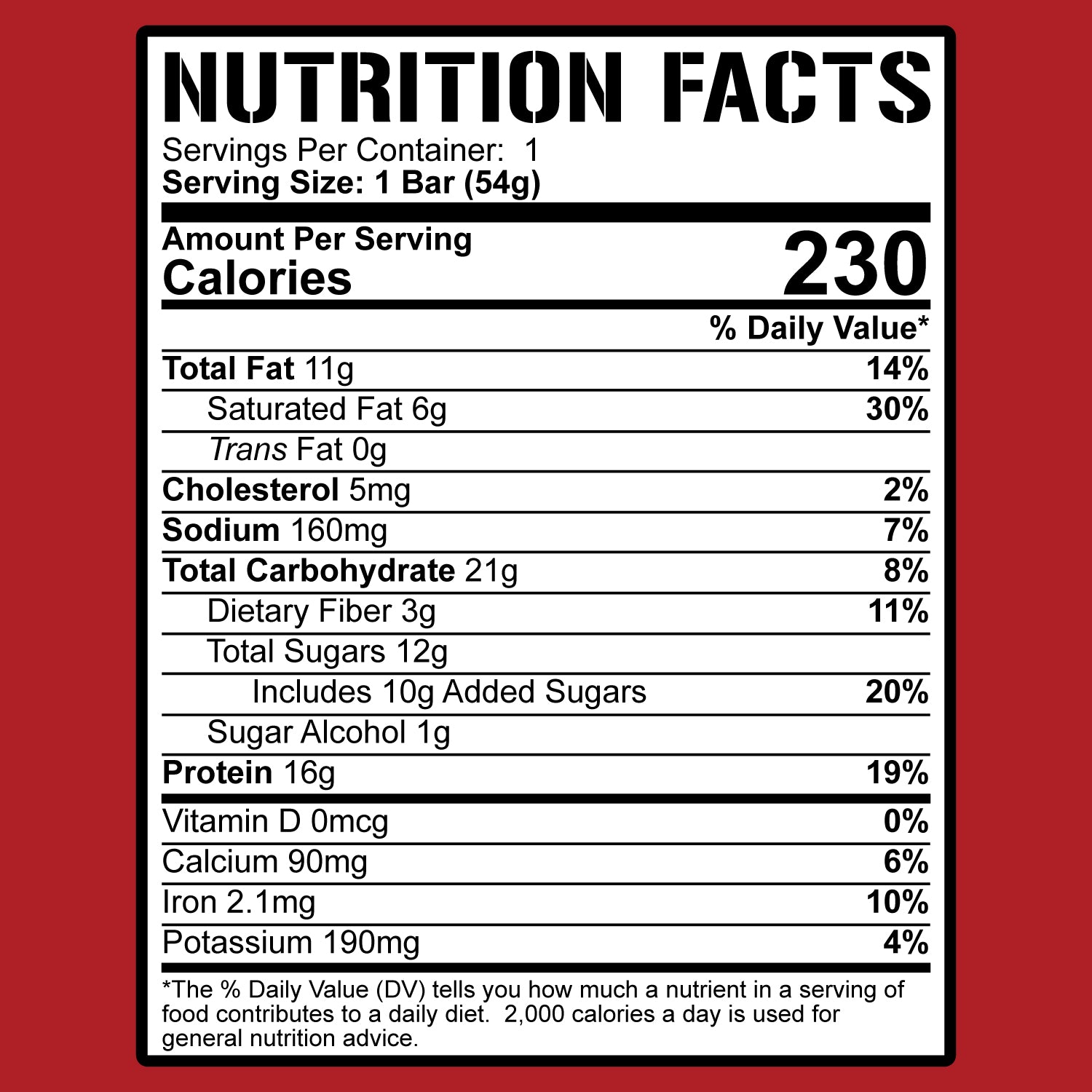 Real Meal Protein Bar (10 Count)