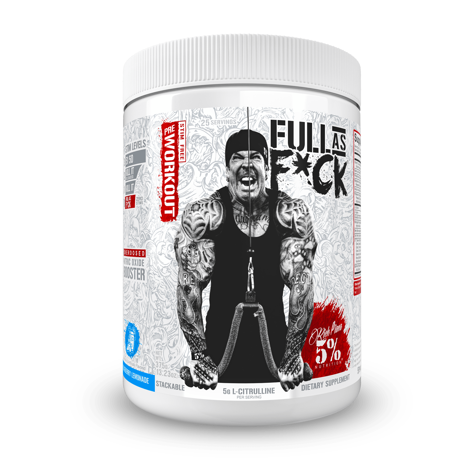 Full As F*ck - Blueberry Lemonade - FREE! - 5% Nutrition