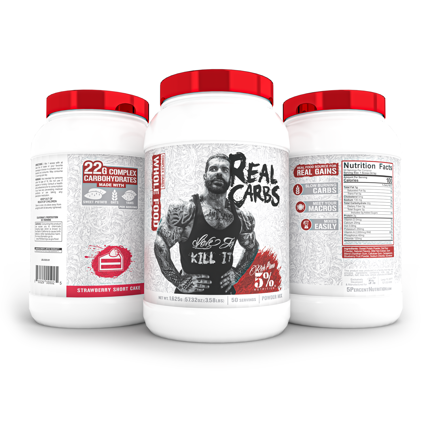 Real Carbs Complex Carbohydrates: Legendary Series - 5% Nutrition