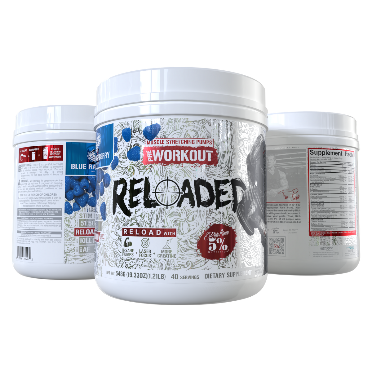 Reloaded Pre-Workout | Ultimate Performance Formula for Pumps & Energy
