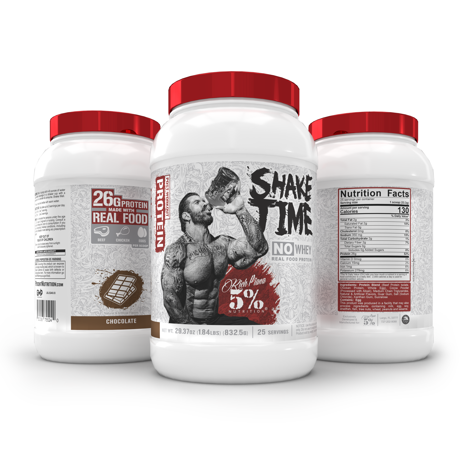 Shake Time No Whey Real Food Protein - 5% Nutrition