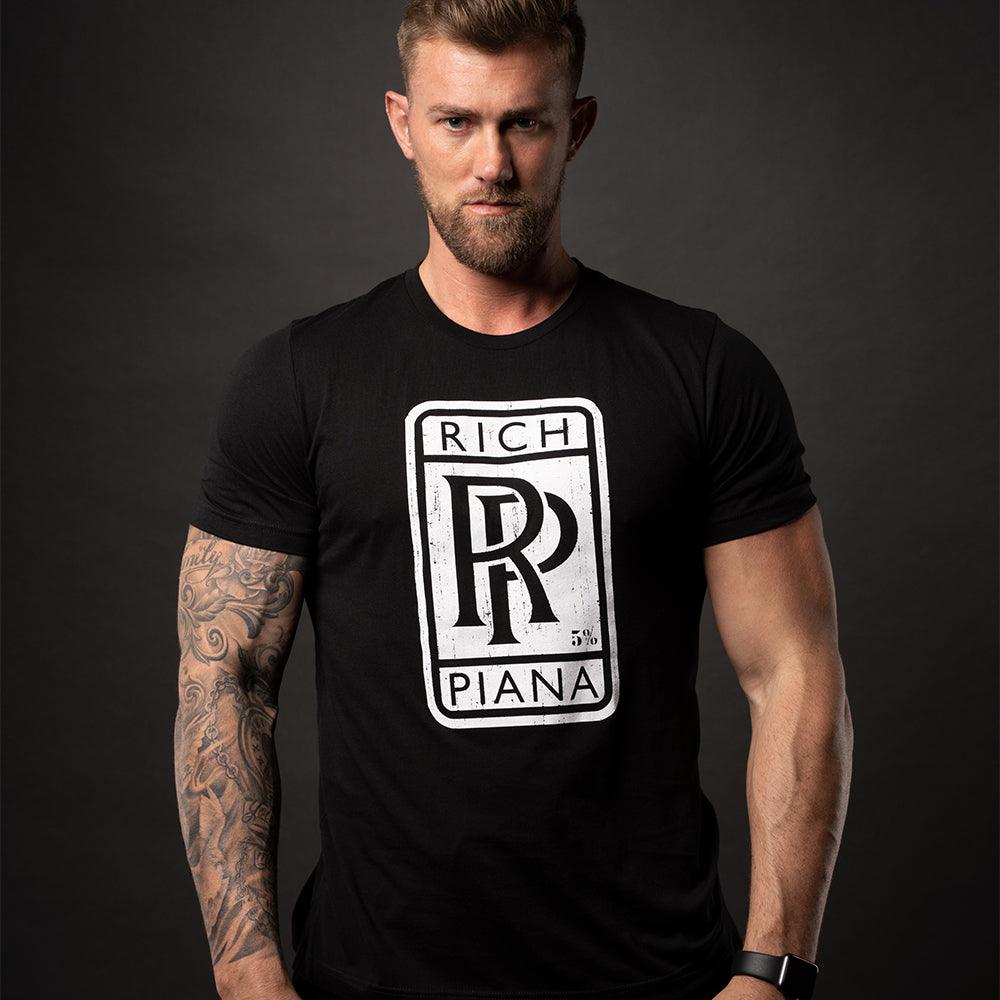 Rolls Rich, Black T-Shirt with White Lettering - 5% Nutrition