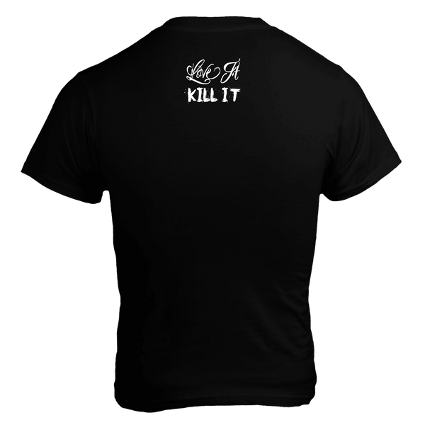 5%, Black T-Shirt with Red Lettering - 5% Nutrition