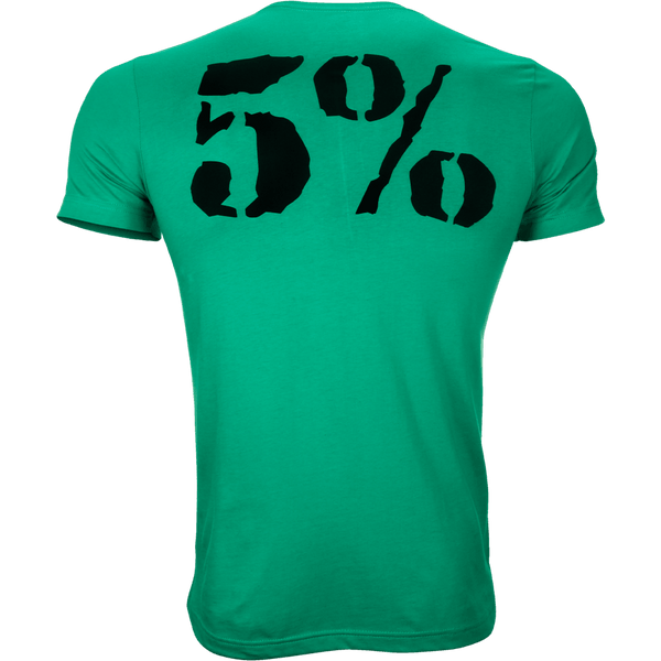 Love It Kill It, Green T-Shirt with Black Lettering - 5% Nutrition