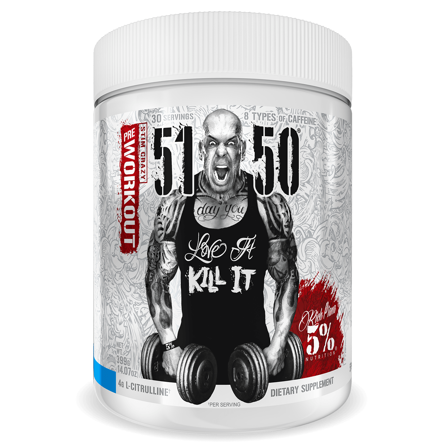 5150 High Stimulant Pre-Workout: Legendary Series (intl) - 5% Nutrition