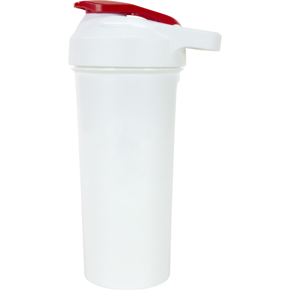 5% 20oz Shaker Cup (White/Red) - 5% Nutrition