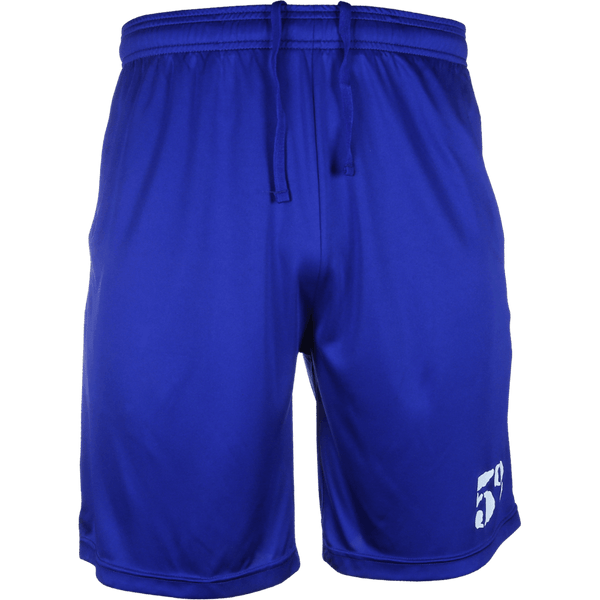 5% Blue Shorts with White Lettering - 5% Nutrition