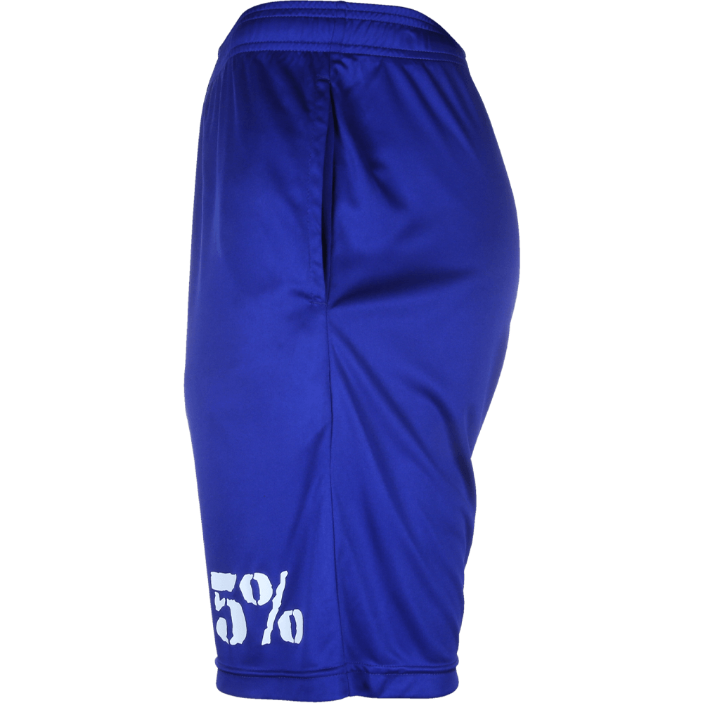 5% Blue Shorts with White Lettering - 5% Nutrition