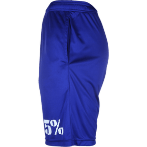 5% Blue Shorts with White Lettering - 5% Nutrition