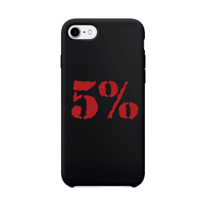 5% Brand Mini Vinyl Decal | 1-Inch (Red or White) - 5% Nutrition