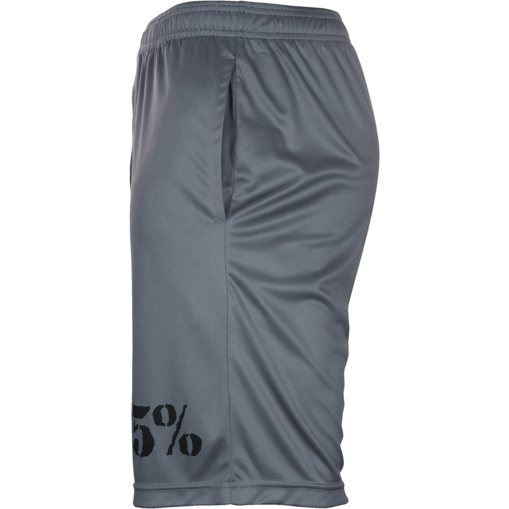 5% Grey Shorts with White Lettering - 5% Nutrition