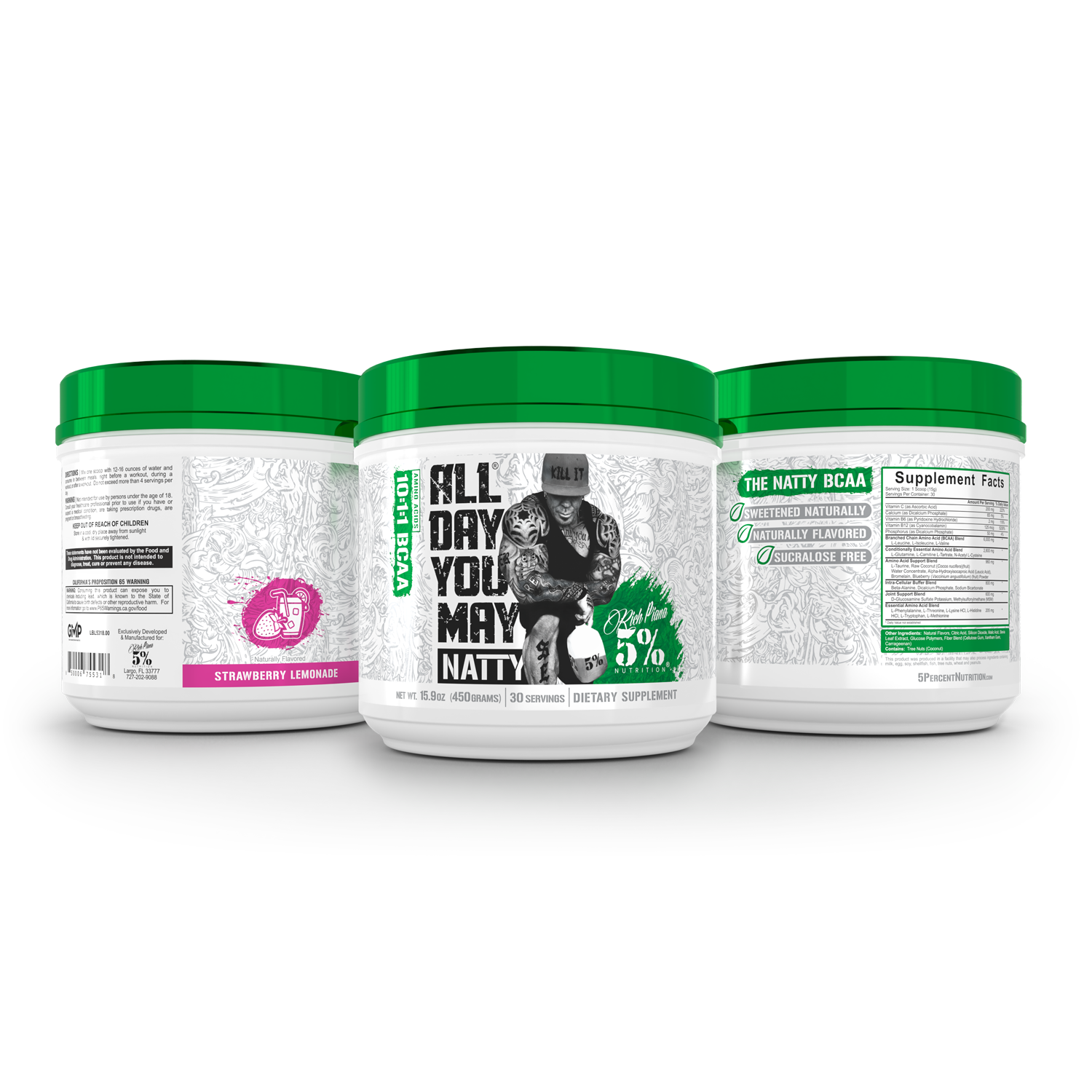 All Day You May Natty BCAA Recovery Drink - 5% Nutrition