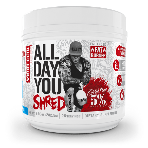 All Day You Shred Fat Burning BCAA Recovery Drink - 5% Nutrition