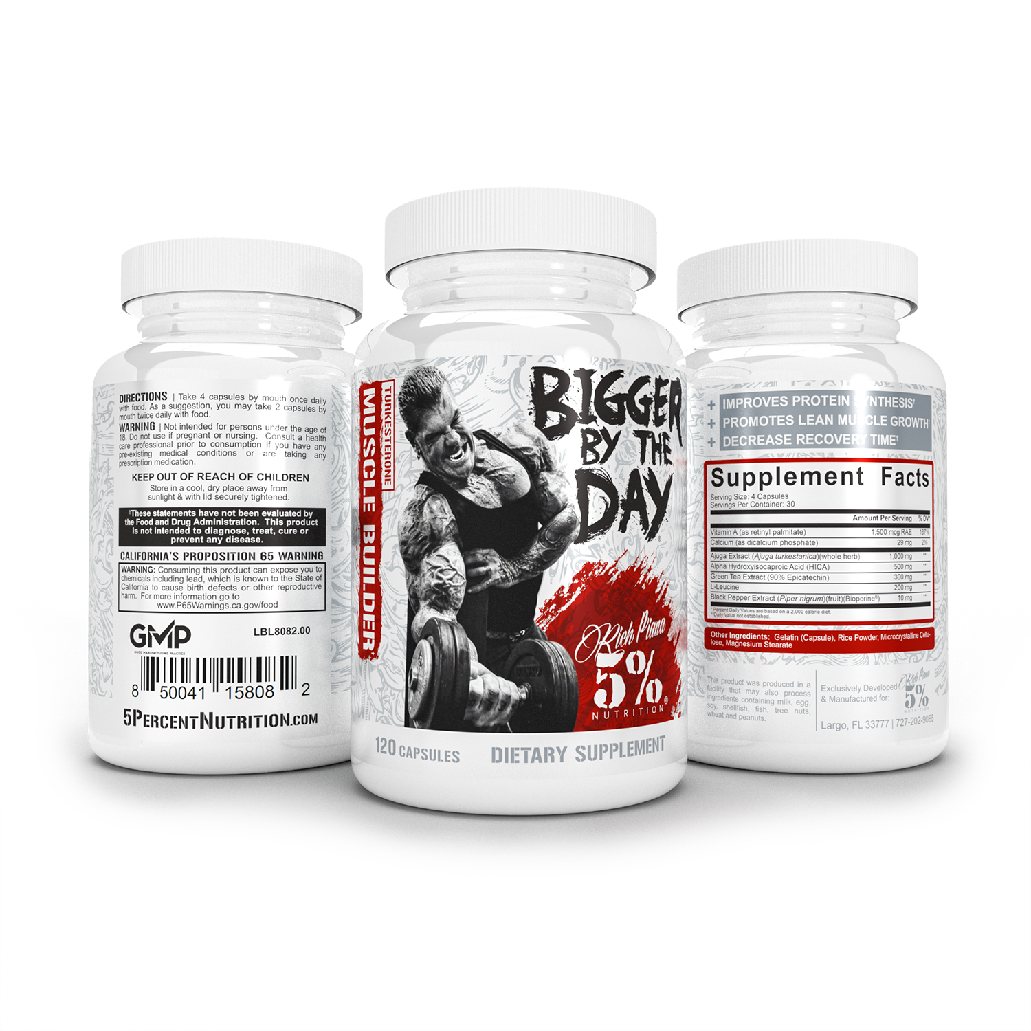 Bigger By The Day Muscle Builder with Turkesterone