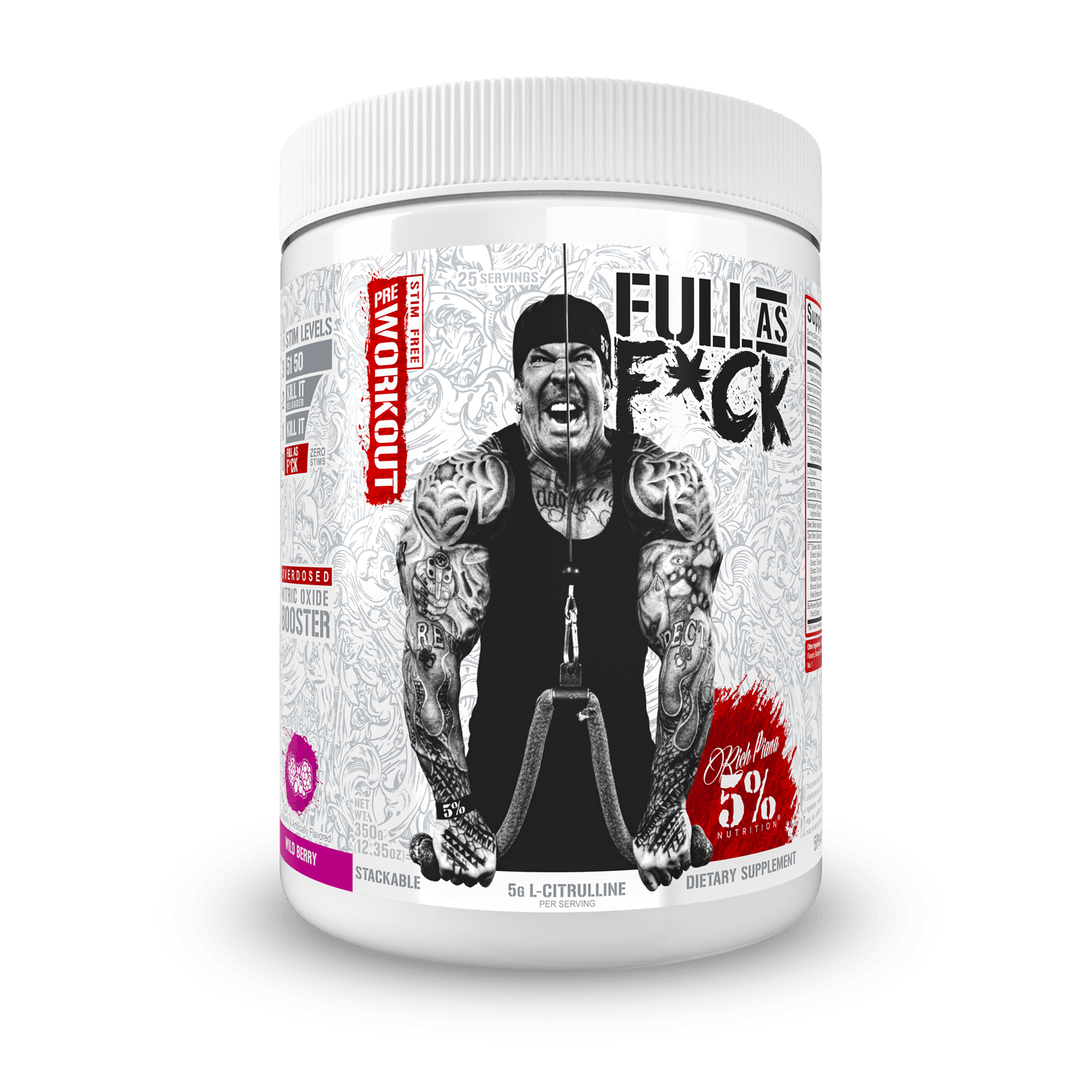 Full As F*ck Nitric Oxide Booster & Non-Stim Pre-Workout